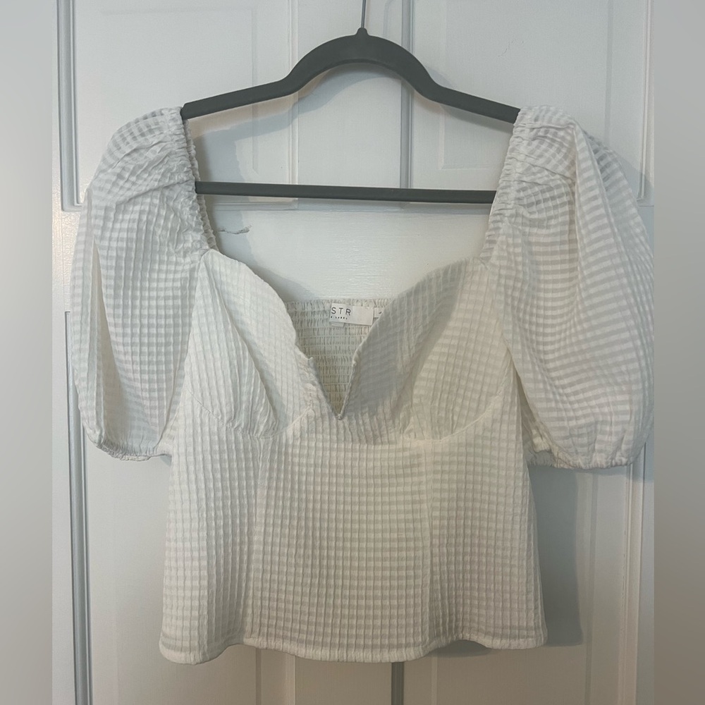 White ASTR blouse